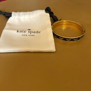Kate spade idiom hinged bangle, “A Whale Of A Time”